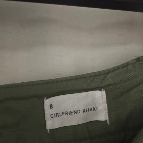 GAP WOMENS Khaki Green wide leg - Picture 3 of 8